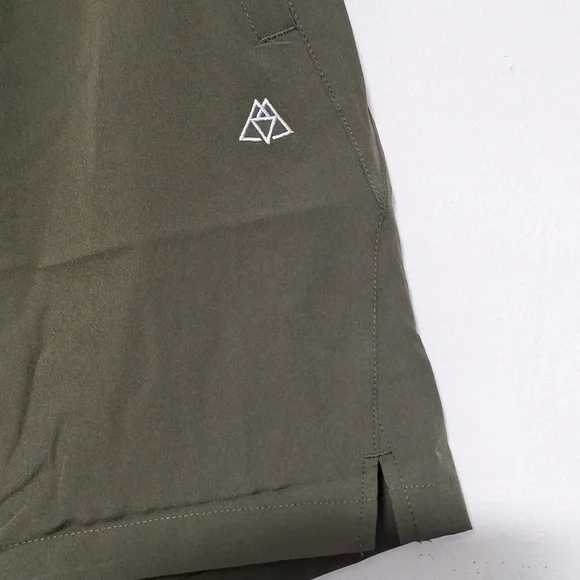 Haimont Workout Running Shorts 5" Inseam Green - Picture 6 of 11